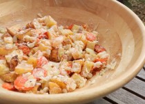 Salada de Batata com Camarão