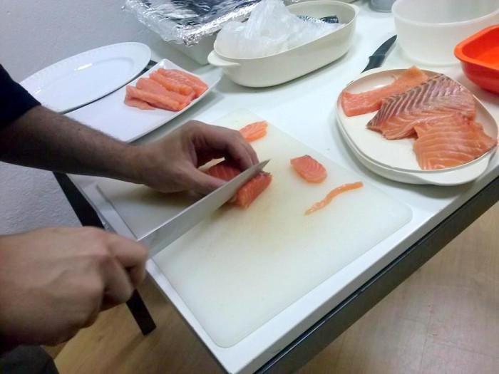 cortar-o-sashimi