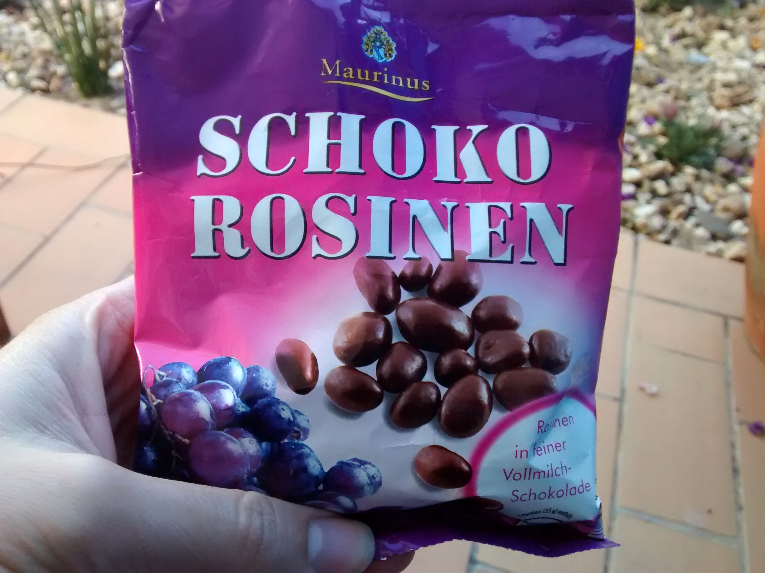 Schoko Rosinen - Passas com Chocolate • Iguaria Receita e Culinária