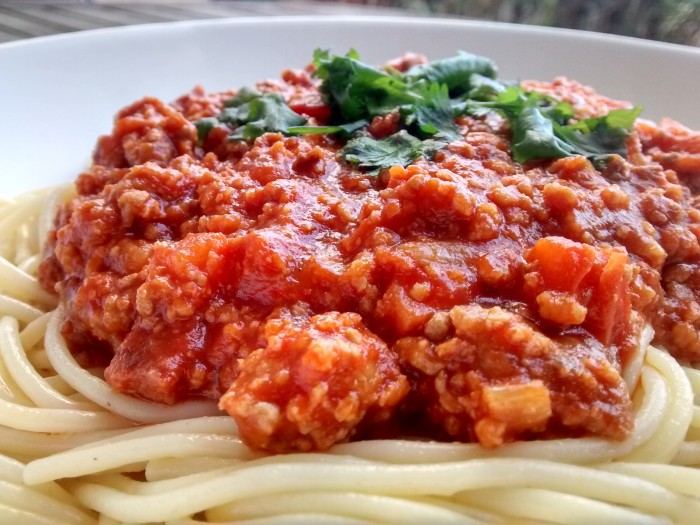 Bolonhesa-Esparguete-Carne-e-Soja