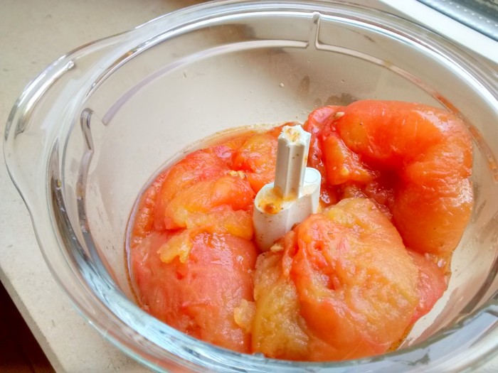 Tomates-Assados-Triturar