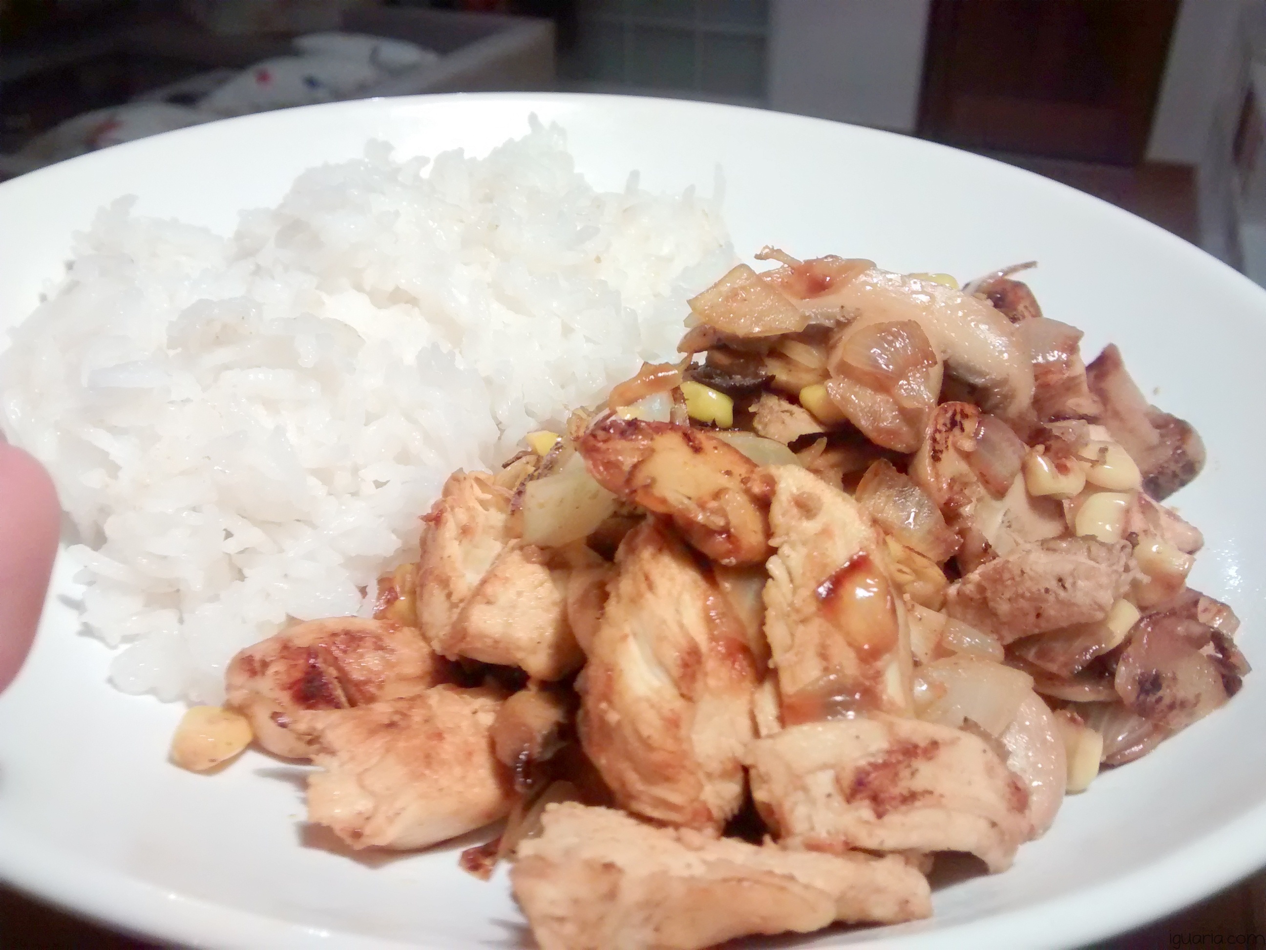 Iguaria_Stir-Fry-de-Frango-com-Arroz