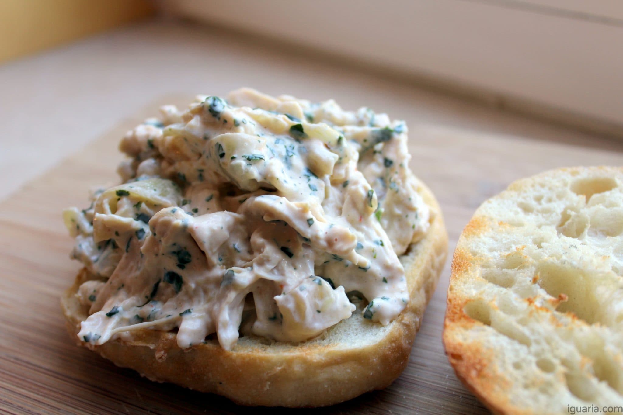 Sandes de Maionese de Frango • Iguaria Receita e Culinária