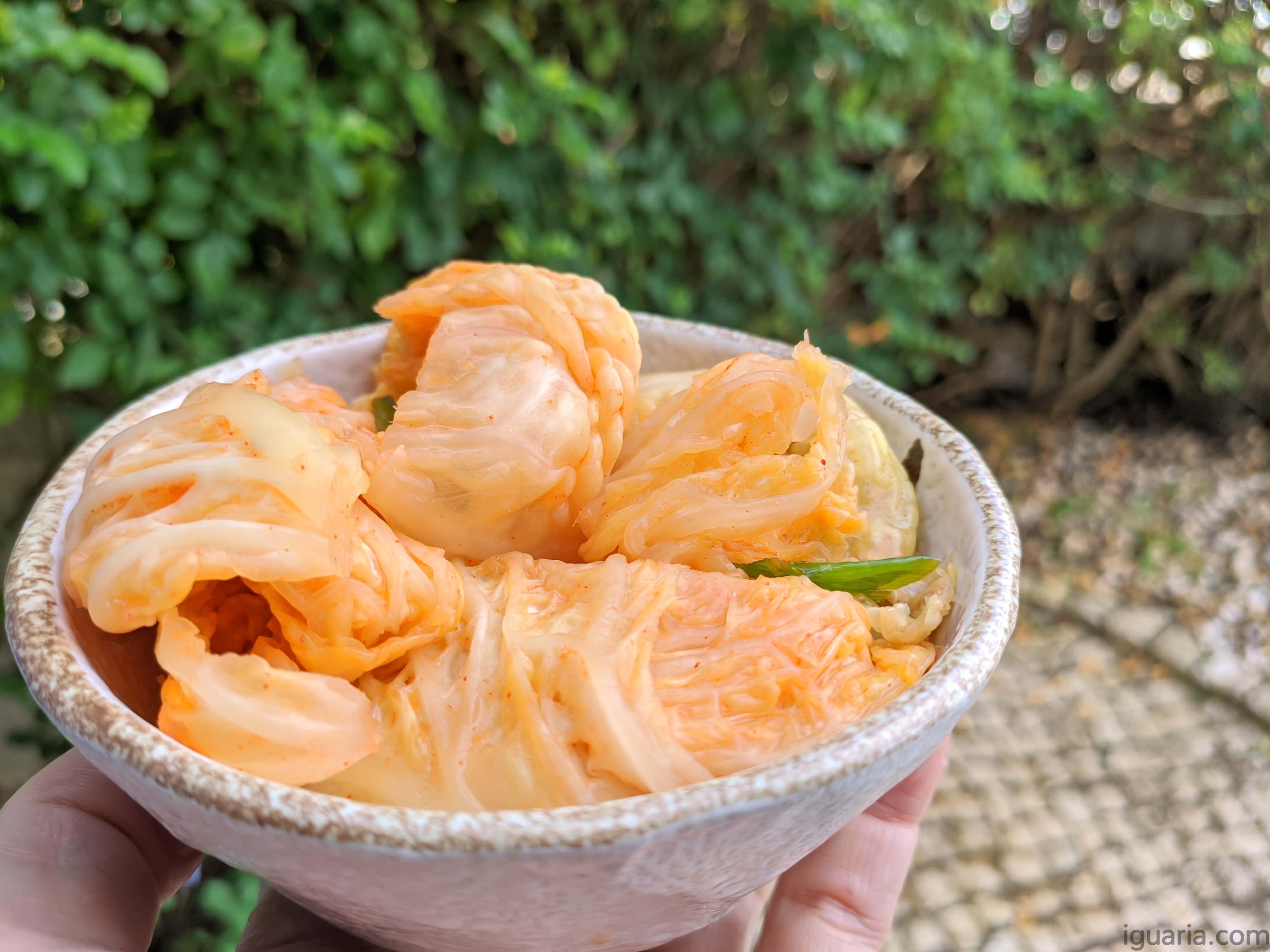 Kimchi Couve Coreana Fermentada • Iguaria Receita e Culinária